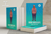 Book Mockups, a Print Template by Kongkow (Thumbnail 6 of 7)