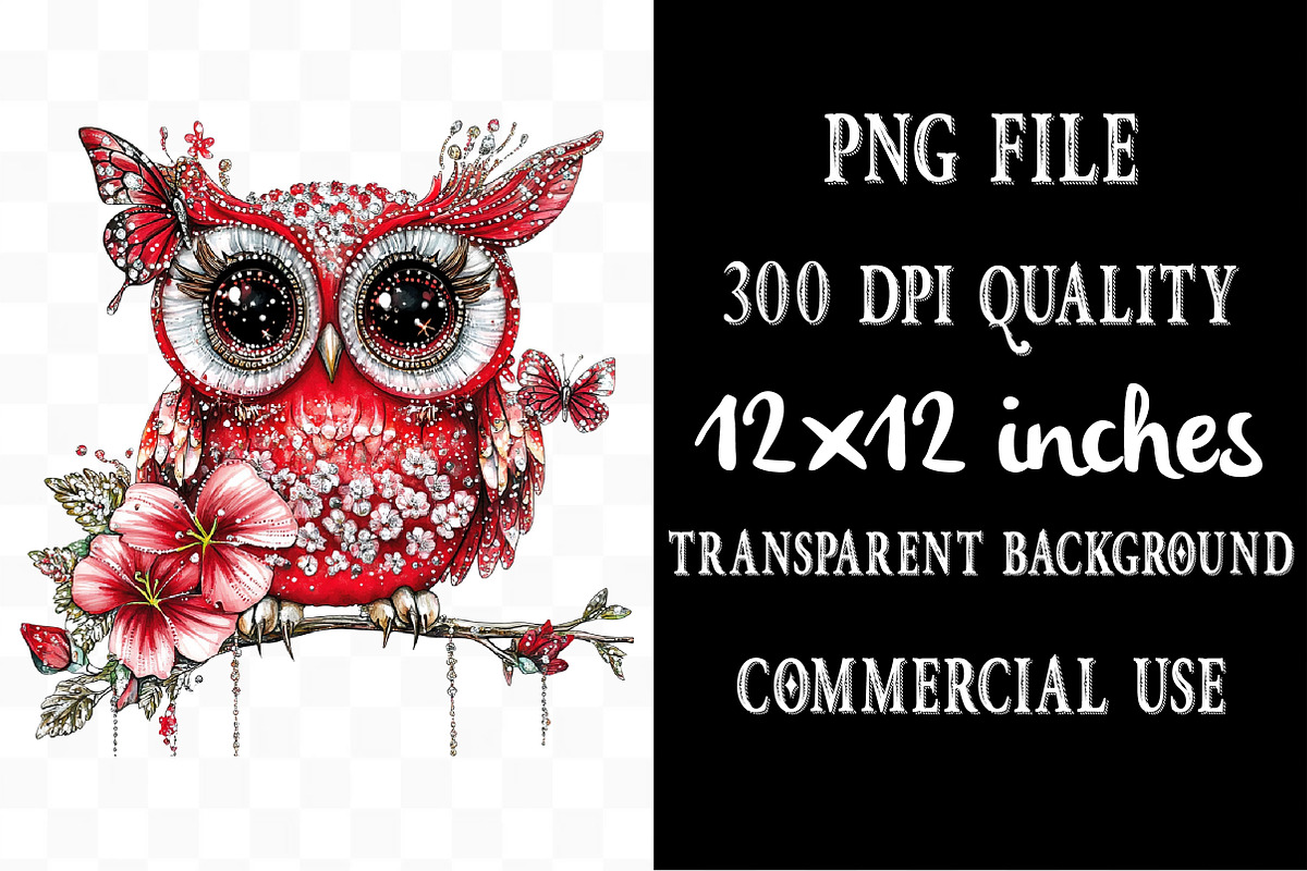 Whimsical Summer Owl Clipart, a Seasonal Illustration by Designking (Photo 4 of 5)