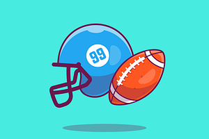 9 SPORT OBJECTS ILLUSTRATION