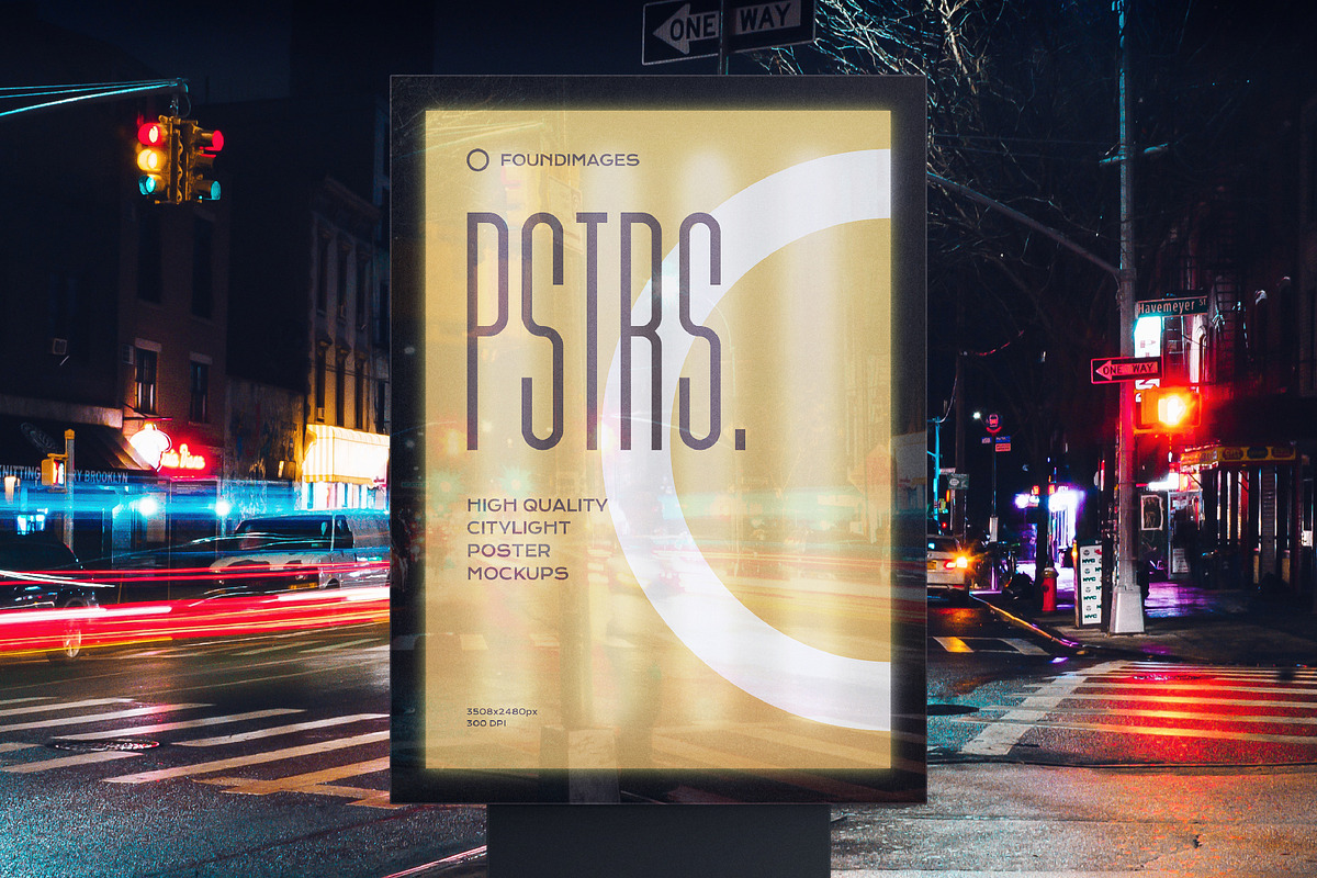 Poster outdoor indoor mockup bundle, an Advertising Mockup by FoundImages (Photo 64 of 64)