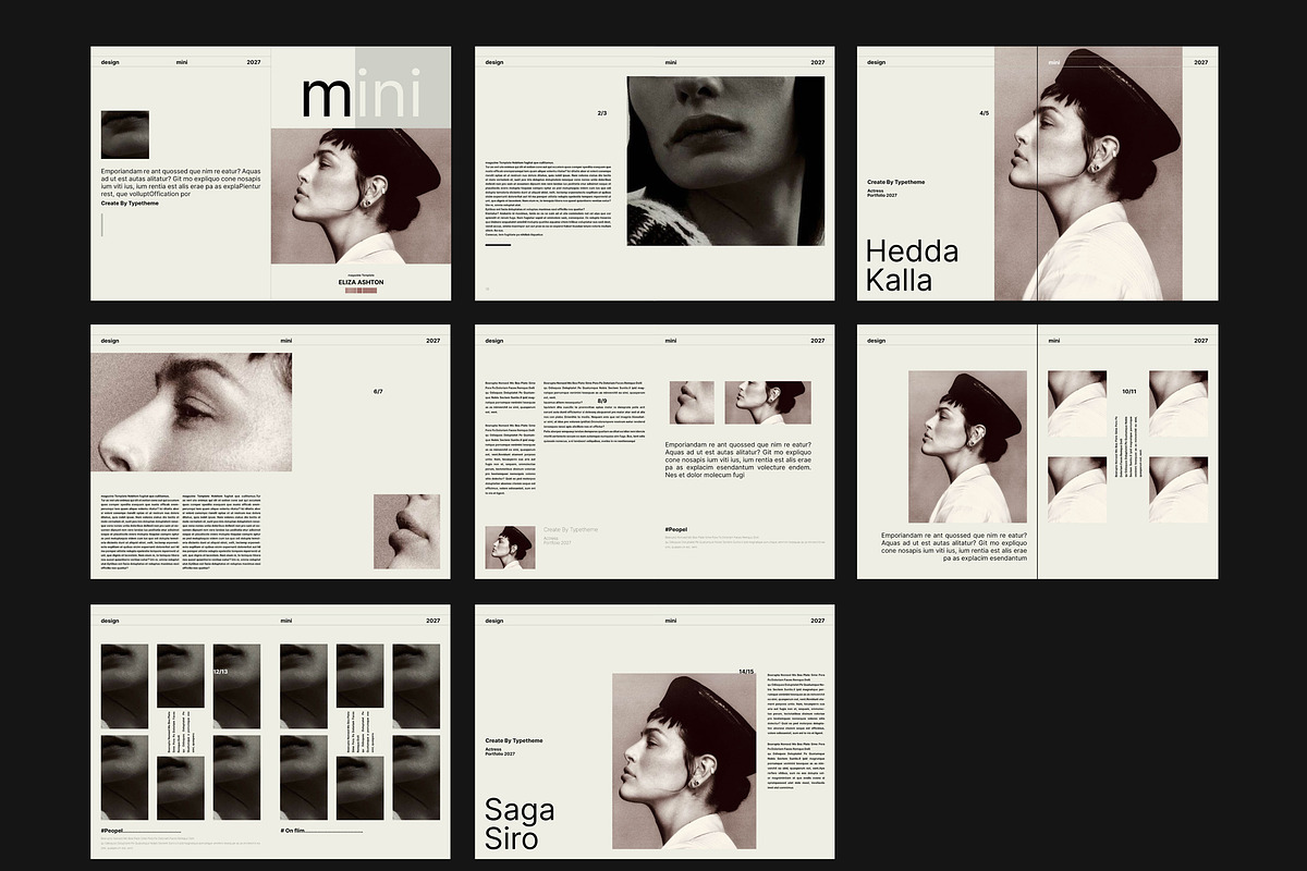 Minimalistic Magazine Template__mini, a Magazine Template by Aura Agency (Photo 9 of 11)