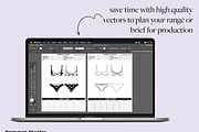 High Res Swimwear Flats Templates, an Object Graphic by Summer Stories (Thumbnail 6 of 8)