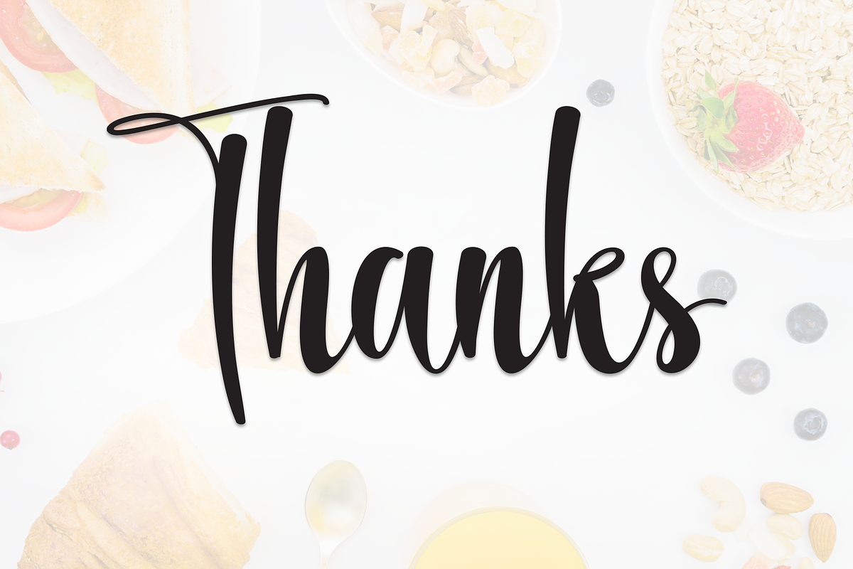 Sweety Breakfast | Script Font, a Handwritten Font by Scratchones (Photo 9 of 9)