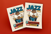 Jazz Night Show Flyer, a Flyer Template by megarez (Thumbnail 1 of 3)