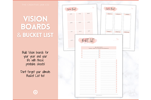 Goal Planner Journal Bundle