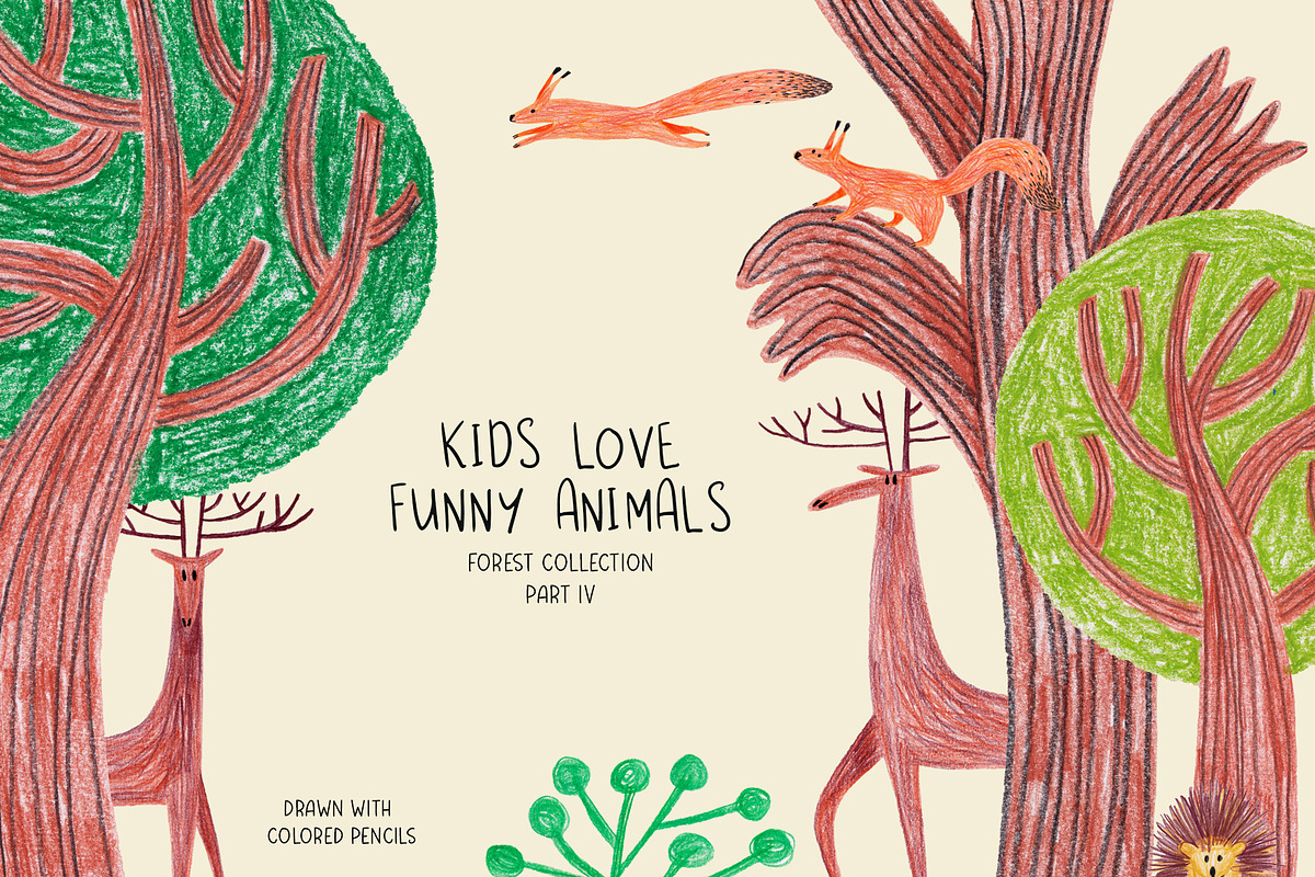 Kids love funny animals. Part 4, an Animal Illustration by Annakniaz (Photo 1 of 14)