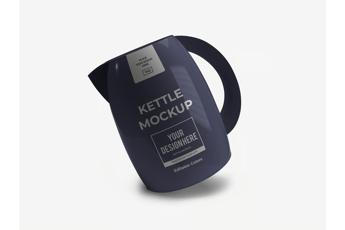 Modern Kettle Mockup Template Set, a Household Mockup by DesignRushMarket (Photo 5 of 11)