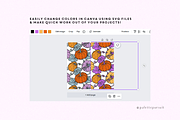 Pumpkin Patch vector pattern set, a Pattern Graphic by Palette Pursuit (Thumbnail 3 of 11)