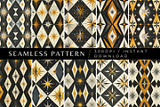 10 Hugh's Midcentury Marvel Patterns, a Pattern Graphic by Inknfolly (Thumbnail 1 of 6)