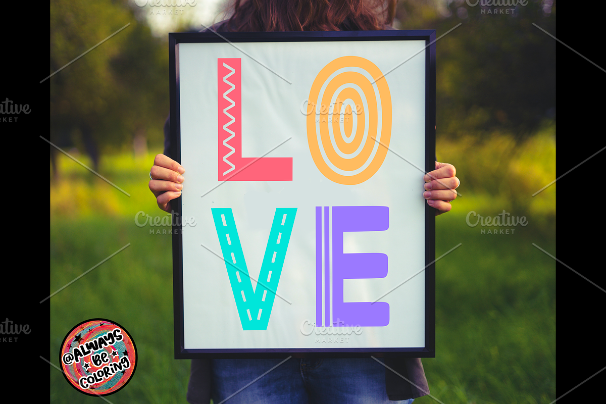 Zoomies Font Duo With Doodles, a Symbol Font by AlwaysBeColoring (Photo 7 of 11)