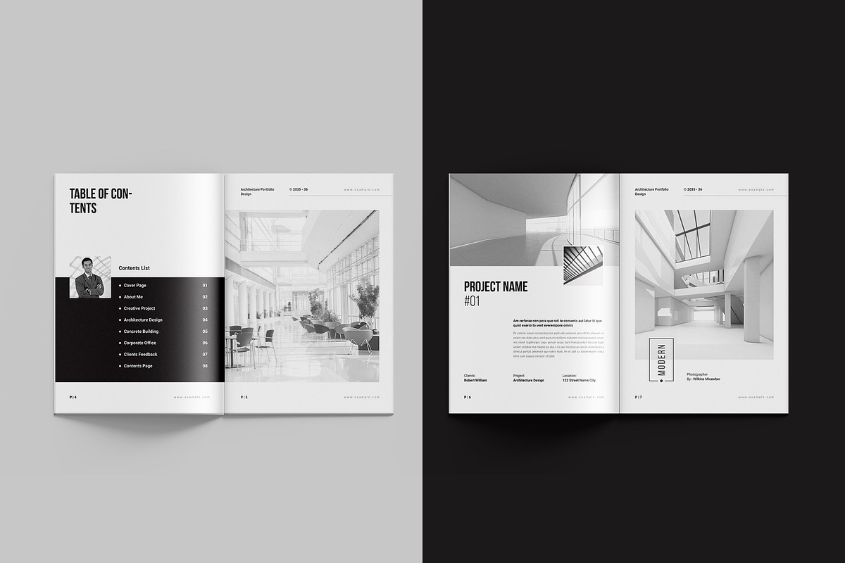 Architecture Profile Template, a Brochure Template by StyleArt (Photo 4 of 10)
