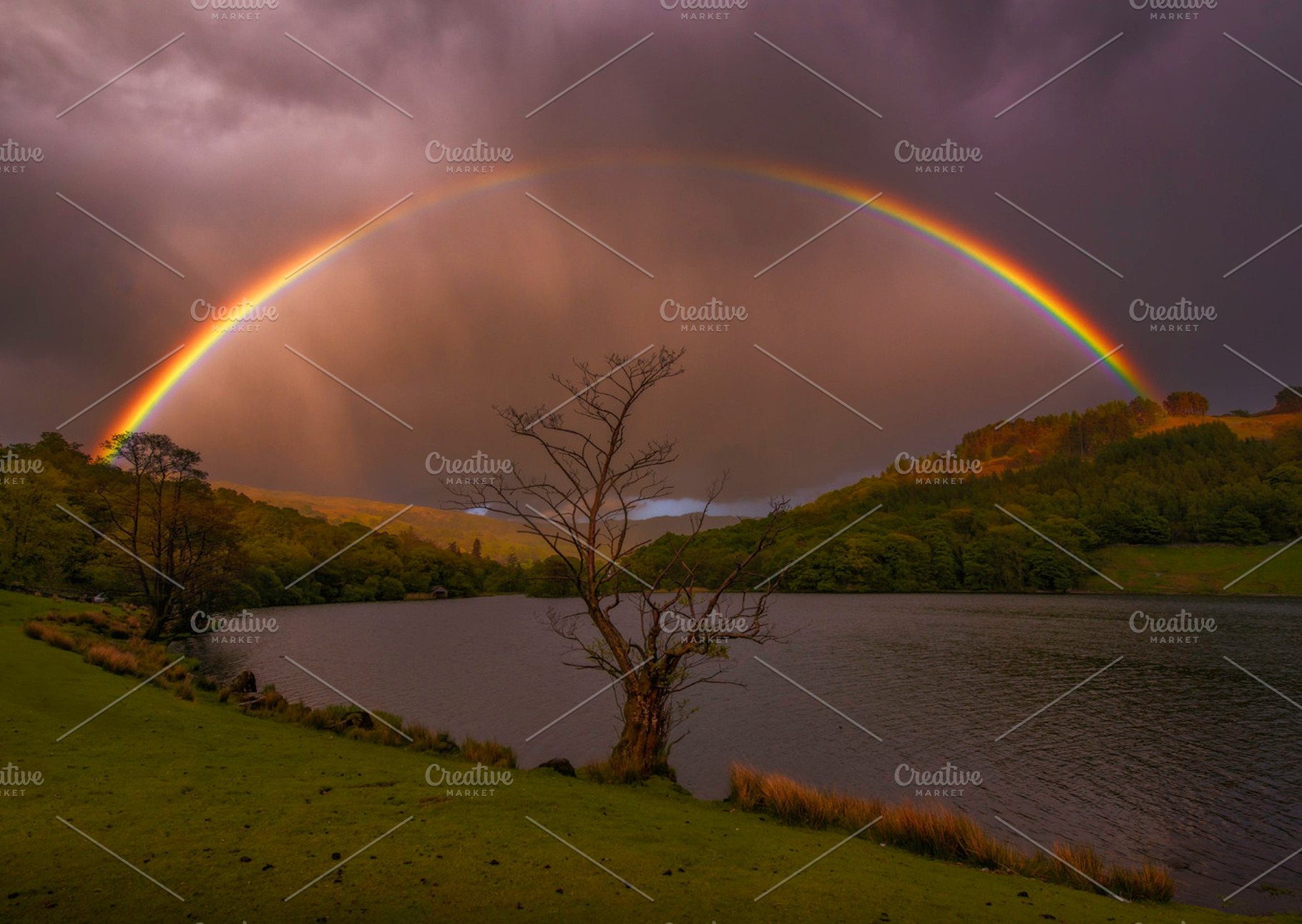 Lake Rainbow, a Nature Photo by inigocia