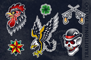 Traditional Tattoo Vector Pack