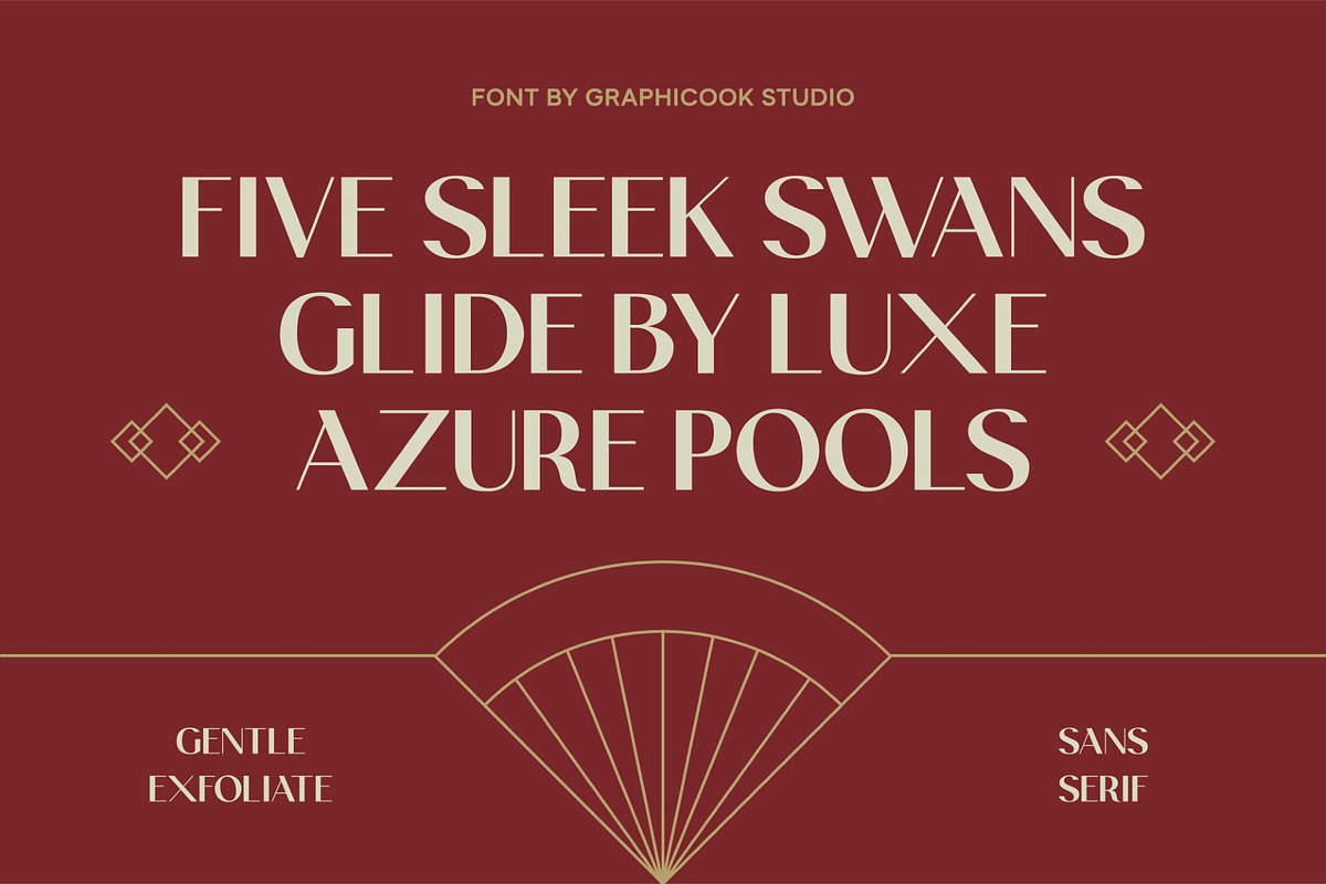 Gentle Exfoliate, a Sans Serif Font by graphicook (Photo 9 of 10)