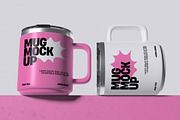Mug Mockup Bundle Set, a Merchandise Mockup by Rielismee (Thumbnail 2 of 5)