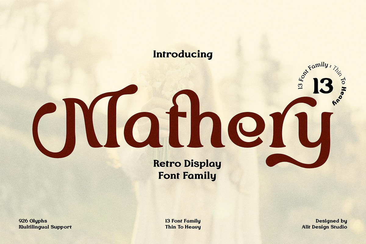 Mathery Typeface, a Serif Font by alit design (Photo 1 of 18)