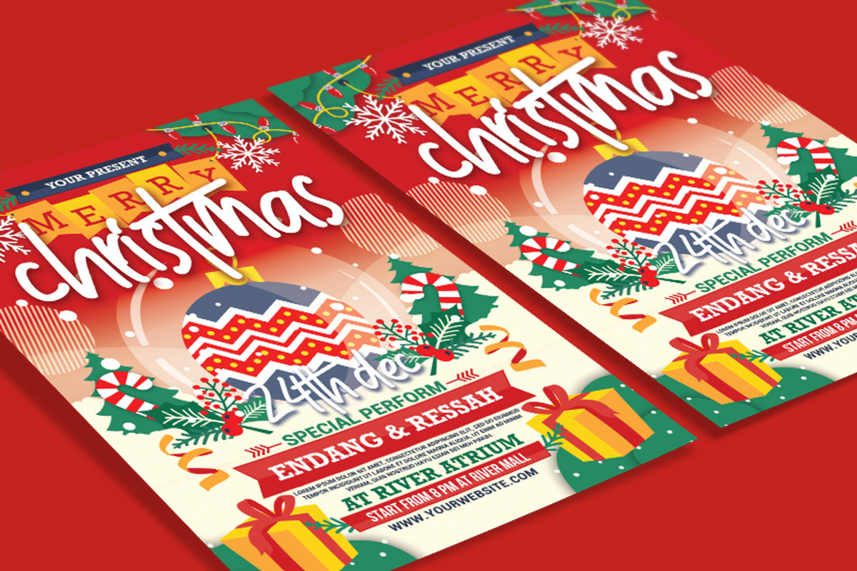 Christmas Flyer Template, a Flyer Template by Muhamad Iqbal hidayat (Photo 4 of 4)