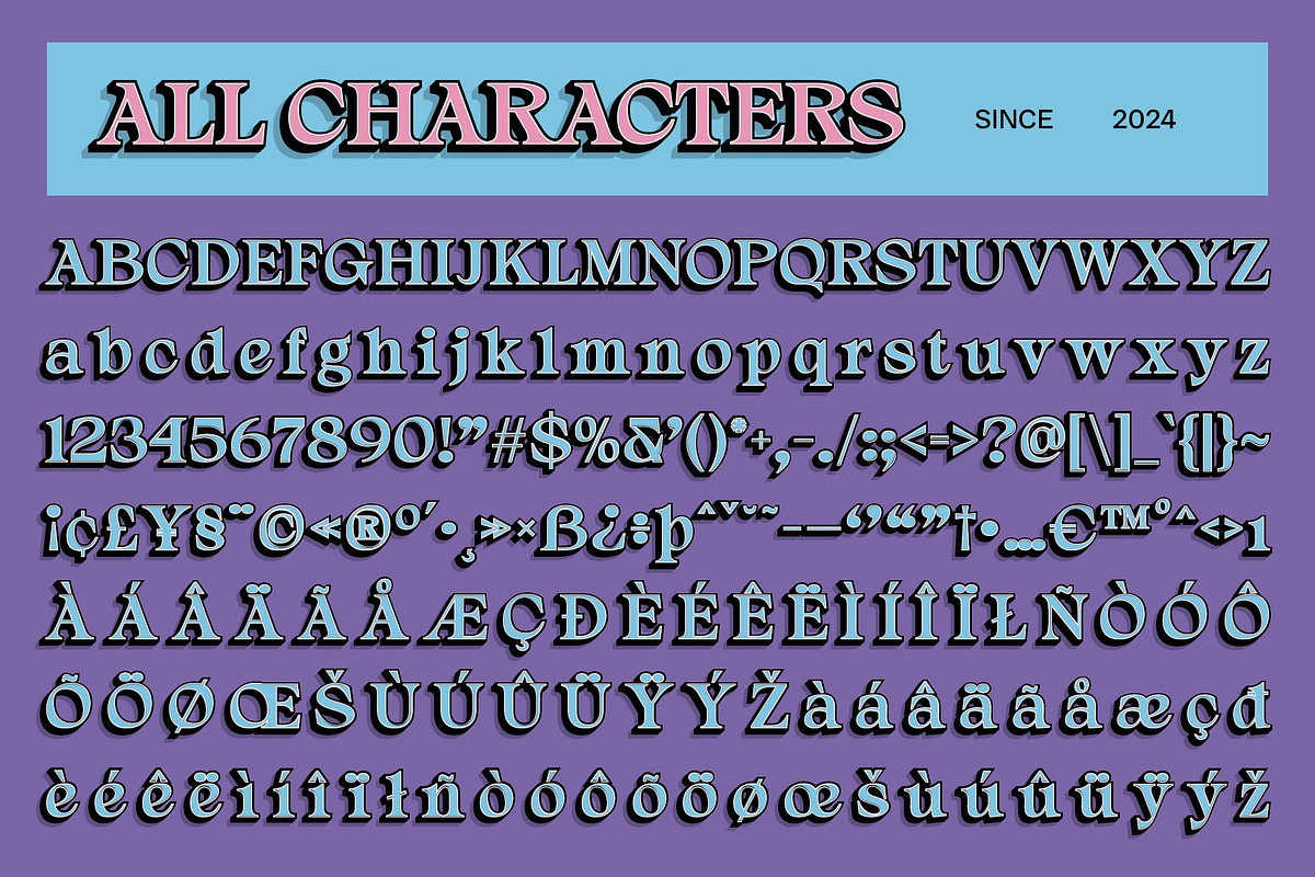 Alvinus 3D, a Serif Font by Craft Supply Co. (Photo 8 of 8)