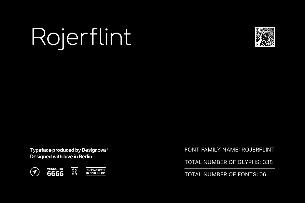 ROJERFLINT - Unique Font Family, a Sans Serif Font by Designova® (Photo 12 of 12)