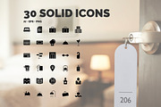 30 Hotel Icons in 3 styles, an Icon by IconUncle (Thumbnail 3 of 3)