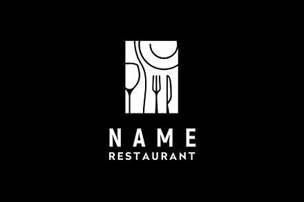 Wine and Food Dining Restaurant logo, a Branding & Logo Template by Enola99d