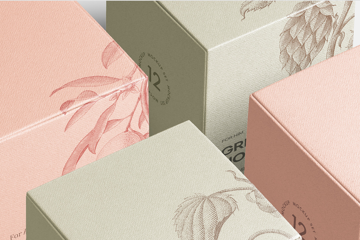 Box Mockup Bundle, a Packaging Mockup by GraphicWave (Photo 18 of 22)