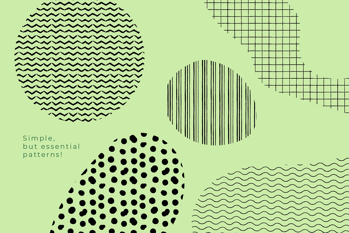 Hand-Drawn Pattern (or Texture), a Texture Graphic by Léo Alexandre (Photo 3 of 11)