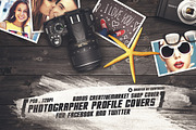 Photographer Hero Headers, a Social Media Template by Graphicon (Thumbnail 1 of 3)