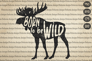 Moose Born To Be Wild Sublimation