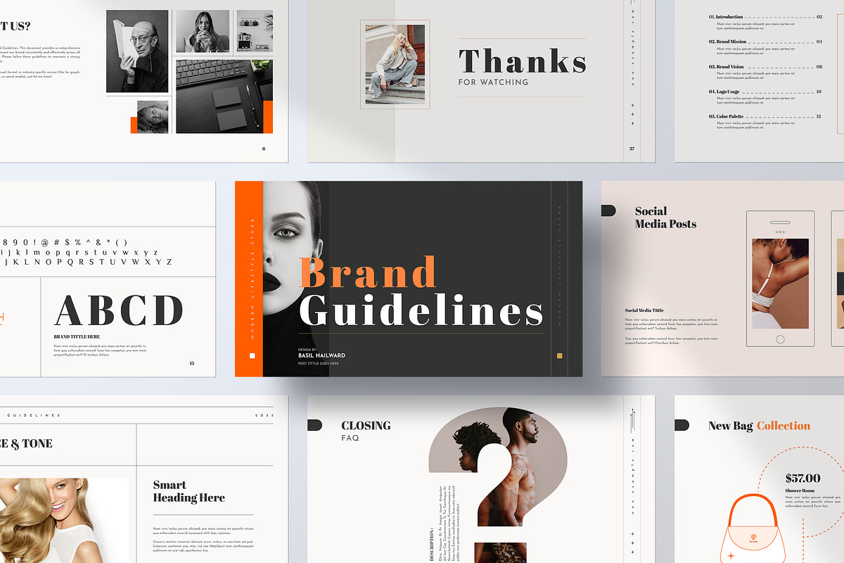 brand guideline Template preview 2