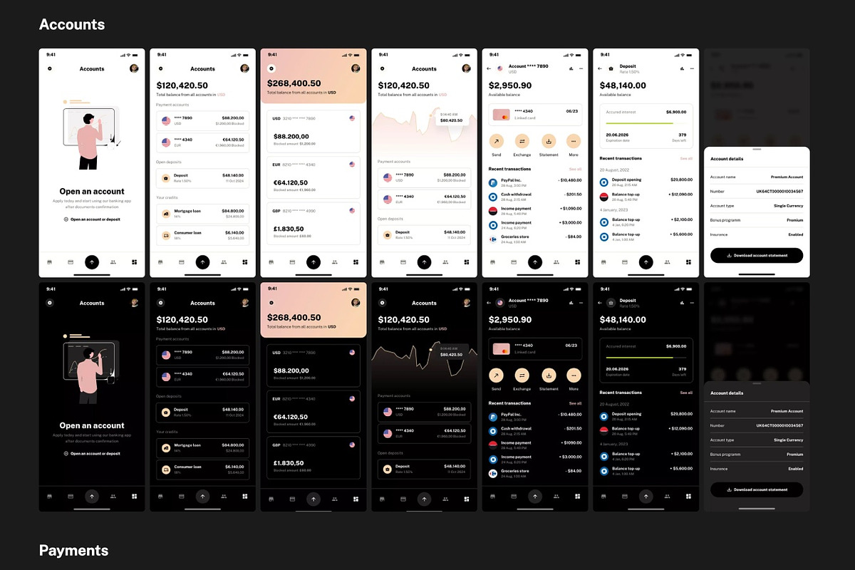 PayLoo UI kit for Finance Mobile App, an App Template by WhiteUI.Store (Photo 10 of 10)