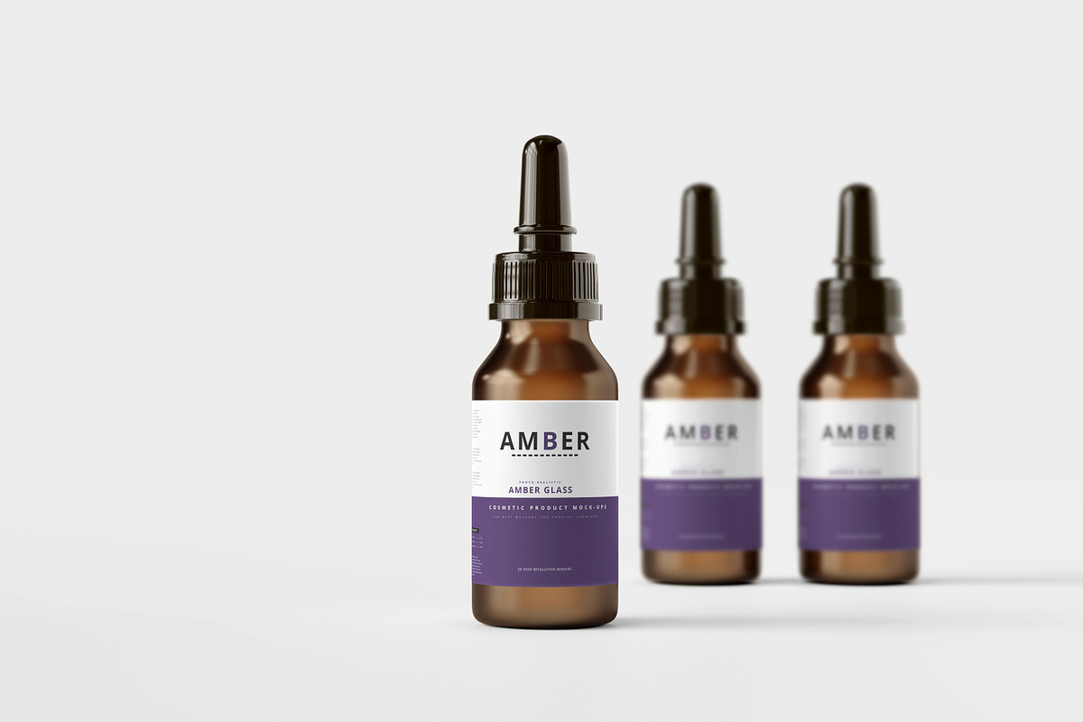 Dropper Bottle Mockups, a Cups & Container Mockup by pmvch (Photo 4 of 15)