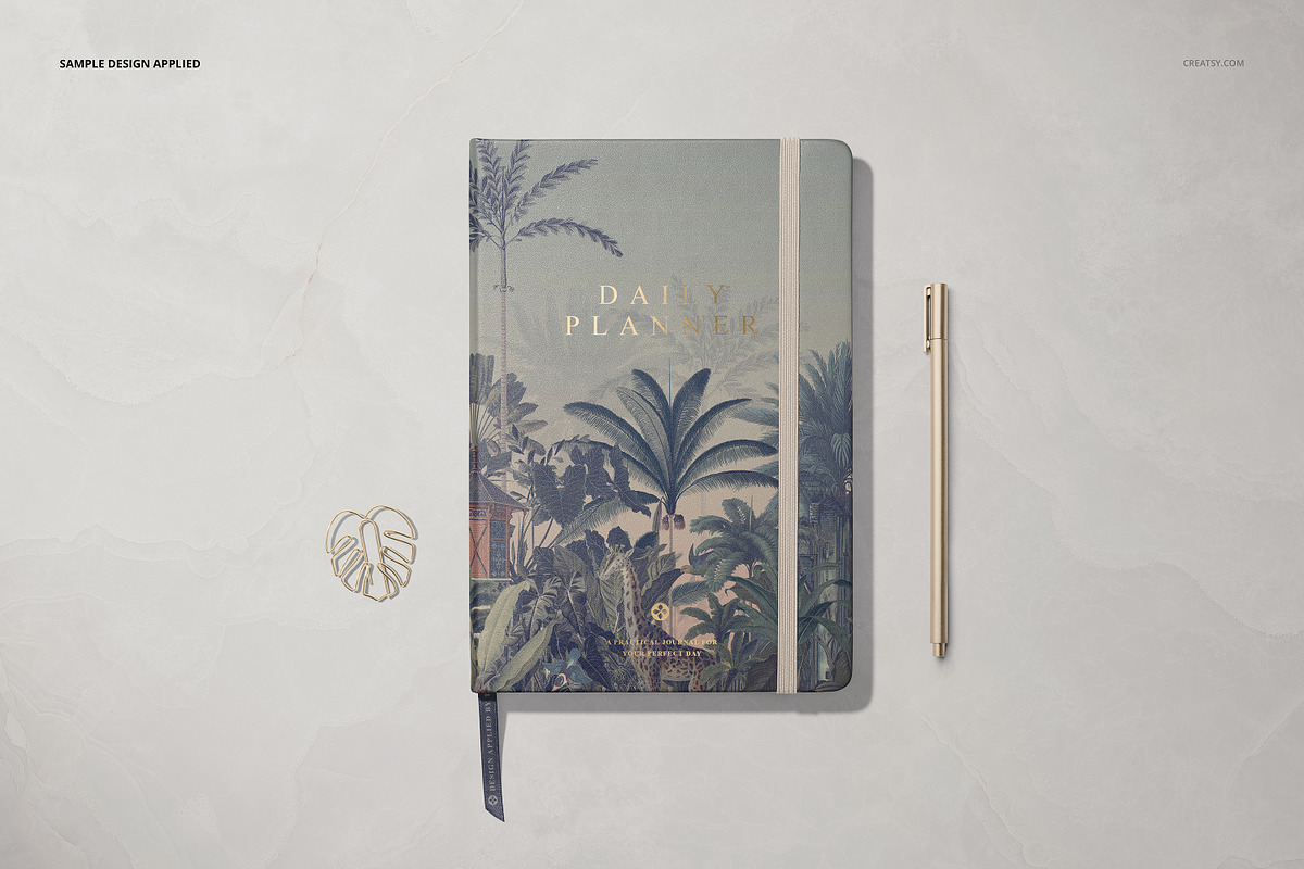Leather Notebook Mockup Set, a Merchandise Mockup by creatsy5 (Photo 4 of 10)