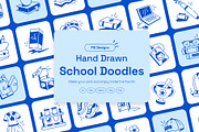 School Doodles Icon, an Outline Icon by Vectors Market (Thumbnail 1 of 9)