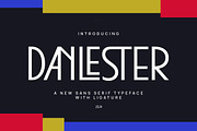 Danlester - Modern Ligature Sans, a Sans Serif Font by Typeformers (Thumbnail 1 of 5)