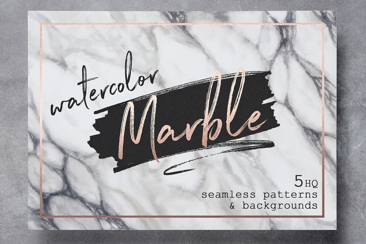 Watercolor Marble patterns, a Pattern Graphic by Bigio Designs (Photo 1 of 6)