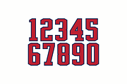The Franchise Numeral Set, a Serif Font by Port Design Company (Thumbnail 2 of 7)