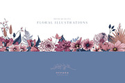 Ultimate Flower & Leaf Collection, an Object Graphic by Pretty Little Lines (Thumbnail 5 of 47)