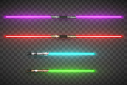 Vector light swords pack, a Technology Illustration by PhotoVector (Thumbnail 5 of 5)