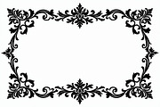 Elegant Floral Border Vector Design,, an Illustration by Amazin_art (Thumbnail 15 of 26)