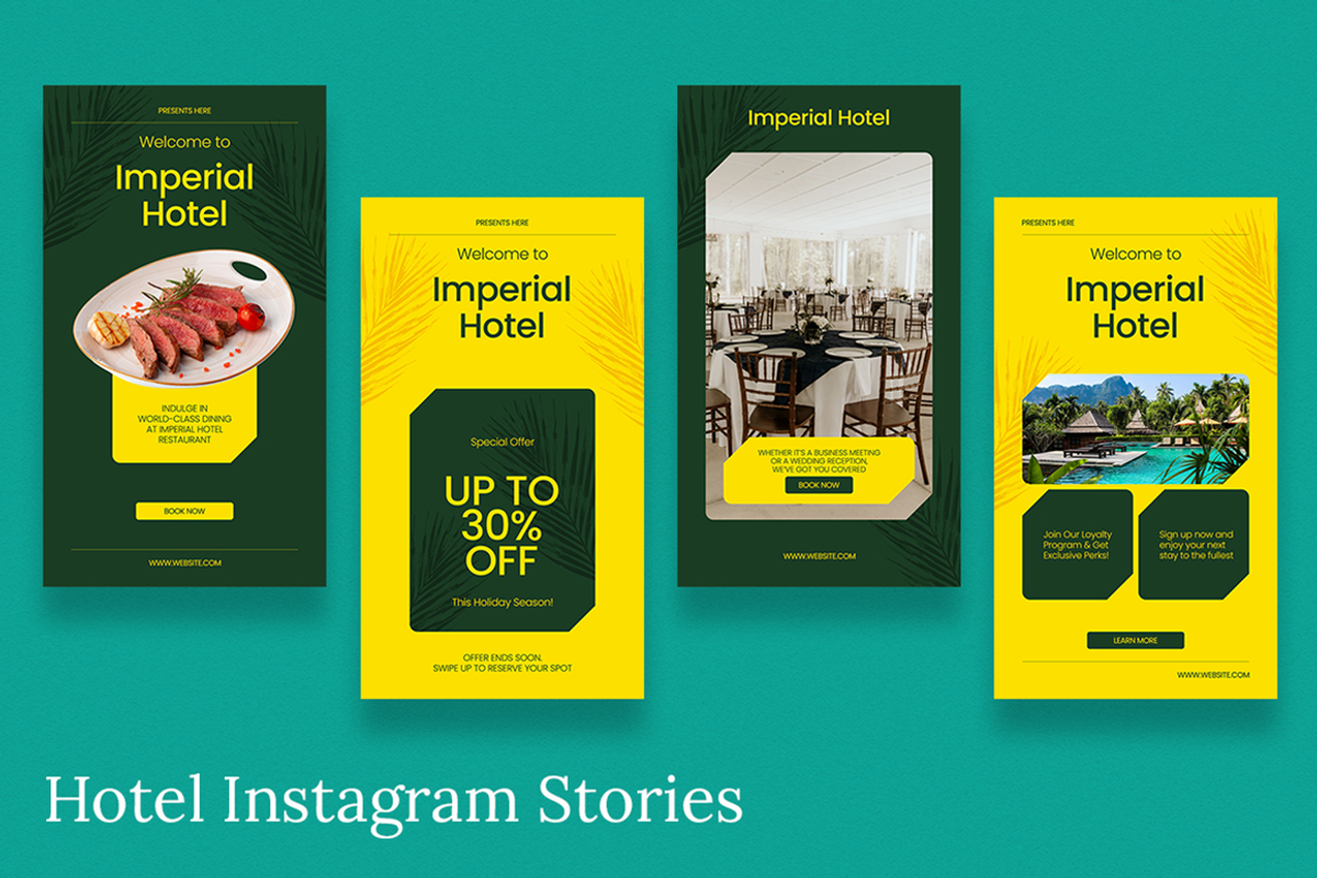 Hotel Promotion Instagram & Canva, a Social Media Template by Attype (Photo 2 of 4)