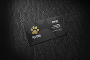 Pet Care Business Card, a Business Card Template by Rafael Oliveira (Thumbnail 2 of 4)