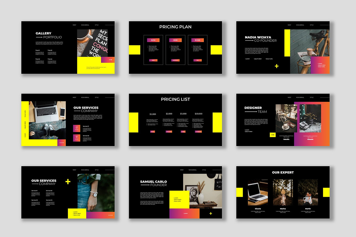 Blush Keynote Template, a Presentation Template by GridlineType