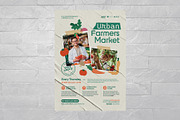 Modern Farmers Market Flyer Template, a Flyer Template by BrandPacks (Thumbnail 2 of 4)
