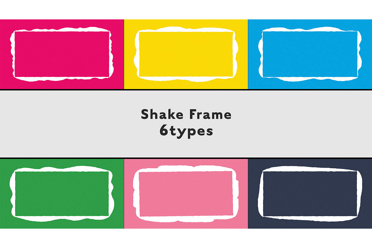 Shakeframe 6types  (.Mogrt), a Templates & Theme by mikenoki (Photo 1 of 2)