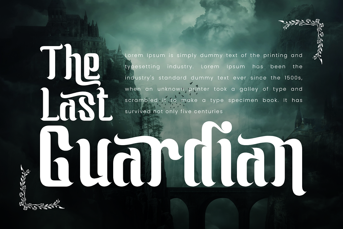 Generated Wasteland - Elegant Font, a Serif Font by 177Studio (Photo 4 of 5)
