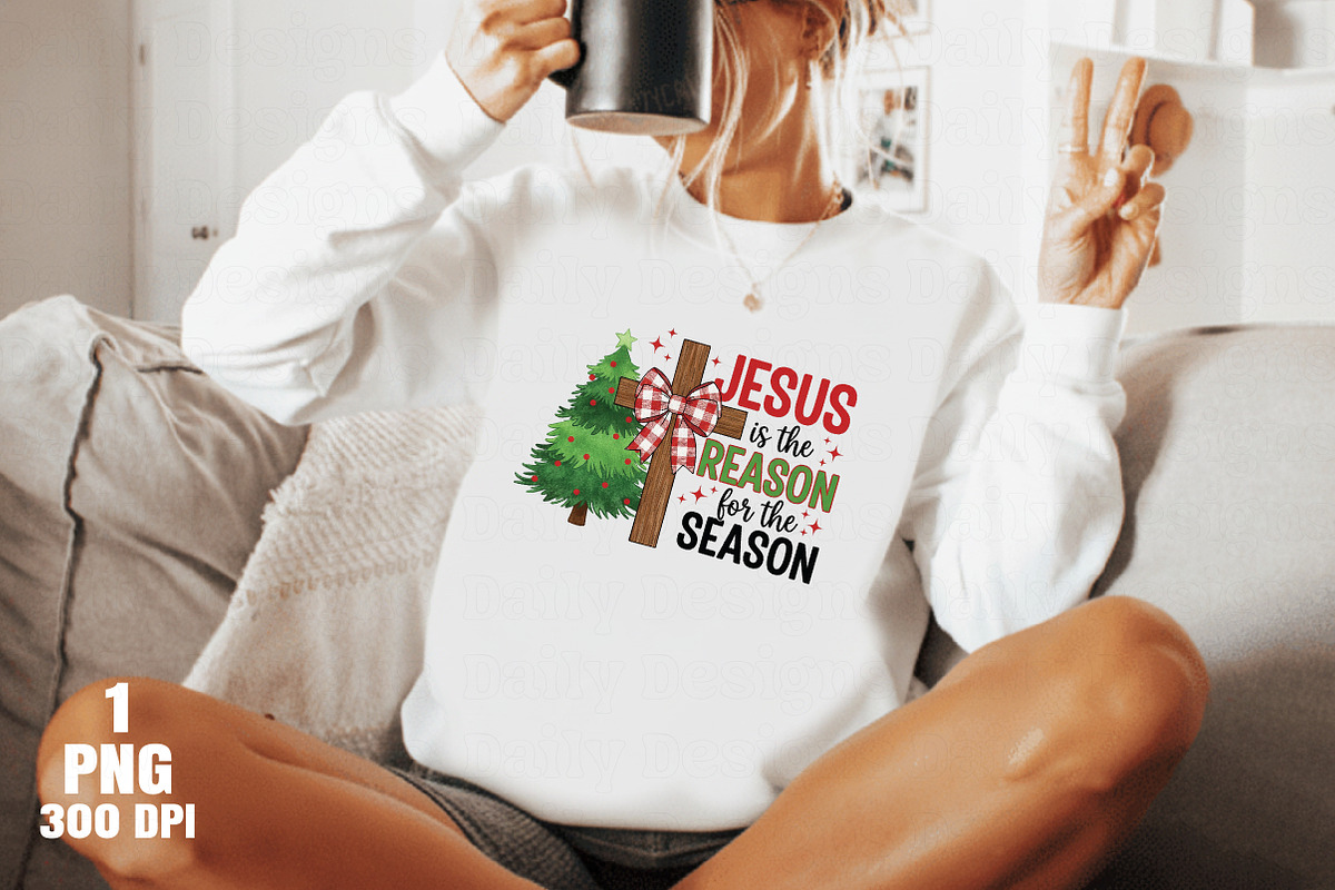 Jesus Is The Reason For A Season png, an Illustration by Daily.Designs (Photo 4 of 5)