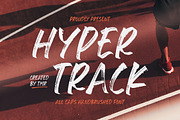 Hyper Track Font, a Handwritten Font by Timurtype (Thumbnail 1 of 7)