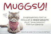 Muggsy: a short stout fun font!, a Font by Missy Meyer (Thumbnail 1 of 6)