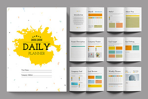 Daily Planner Template Layout, a Stationery Template by ContestDesign